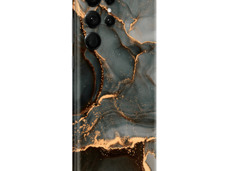 Samsung Galaxy S22 ULTRA - SIGNATURE AGATE GEODE Deep Forest Skin Online Hot Sale