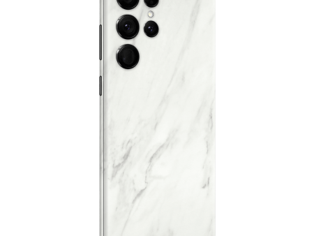 Samsung Galaxy S23 ULTRA LUXURIA White MARBLE Skin Online