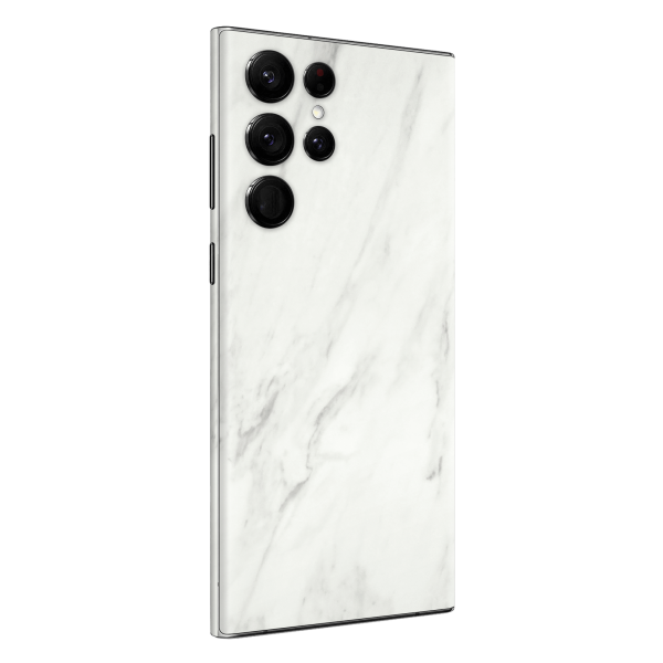 Samsung Galaxy S23 ULTRA LUXURIA White MARBLE Skin Online