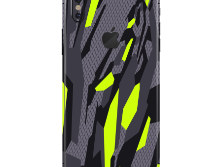 iPhone XS MAX SIGNATURE Abstract Green CAMO Skin Cheap