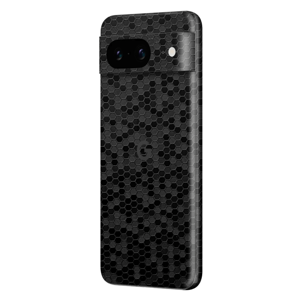 Google Pixel 8 LUXURIA 3D TEXTURED BLACK HONEYCOMB Skin For Cheap