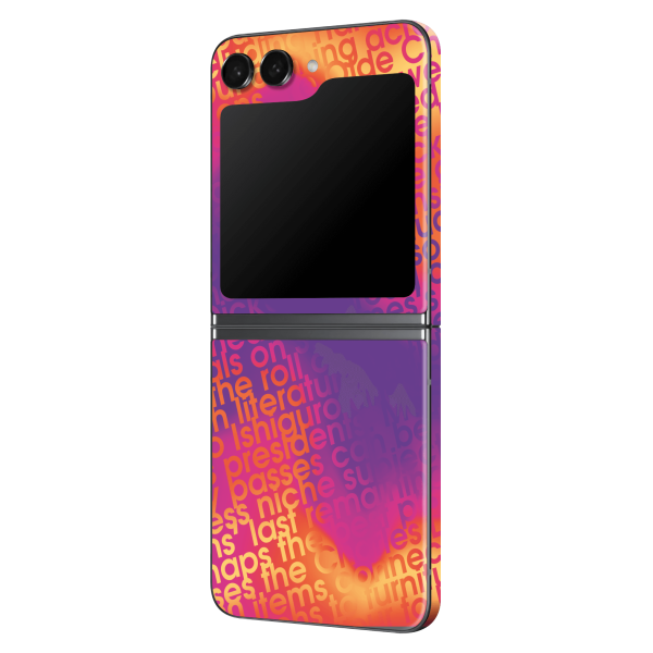 Samsung Z Flip 5 SIGNATURE Inferno Swirl Skin For Cheap