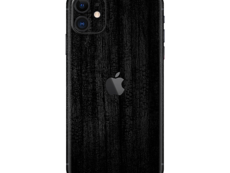 iPhone 11 LUXURIA Black CHARCOAL Textured Skin Discount