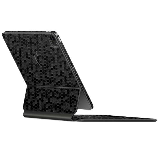 Magic Keyboard for iPad Pro 12.9  (M2, 2022) LUXURIA BLACK HONEYCOMB 3D TEXTURED Skin For Discount