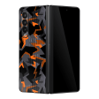 Samsung Galaxy Z FOLD 3 SIGNATURE Sharp-Edged Orange CAMO Skin Online