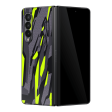 Samsung Galaxy Z FOLD 3 SIGNATURE Abstract Green CAMO Skin Discount