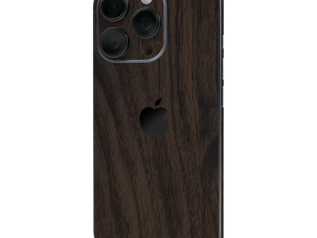 iPhone 16 Pro MAX LUXURIA Textured DARK WALNUT Skin Fashion