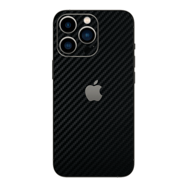 iPhone 15 Pro MAX Textured CARBON Fibre Skin - BLACK For Sale