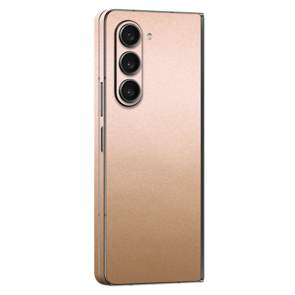 Samsung Galaxy Z FOLD 5 LUXURIA Rose Gold Metallic Skin Supply