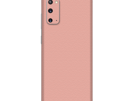 Samsung Galaxy S20 LUXURIA Soft PINK Textured Skin Online Hot Sale