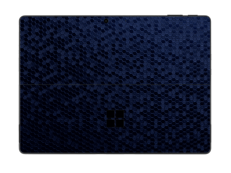 Surface Pro 9 LUXURIA Navy Blue HONEYCOMB 3D TEXTURED Skin For Discount