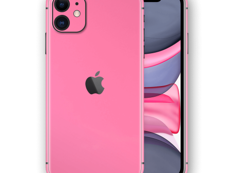 iPhone 11 GLOSSY HOT PINK Skin Online Sale