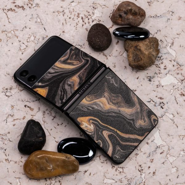 Samsung Galaxy Z Flip 3 SIGNATURE Lava Rock Sand Skin For Discount