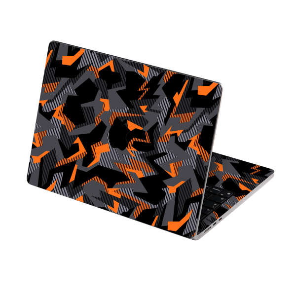 MacBook AIR 15  (2023 2024) SIGNATURE Sharp-Edged Orange CAMO Skin Online Sale