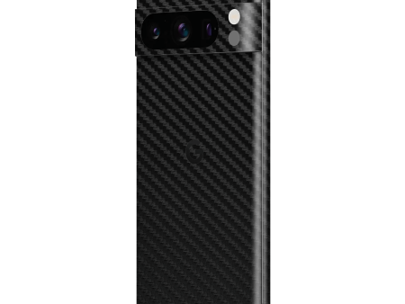 Google Pixel 8 PRO Textured CARBON Fibre Skin - BLACK Sale