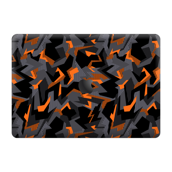 MacBook PRO 16  (2019) SIGNATURE Sharp-Edged Orange CAMO Skin Online