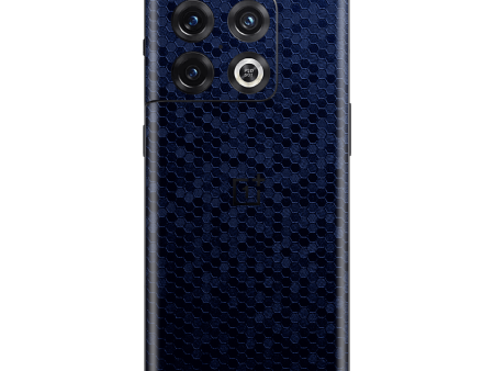 OnePlus 10 PRO LUXURIA 3D TEXTURED Navy Blue HONEYCOMB Skin Discount