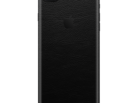 iPhone 8 PLUS LUXURIA RIDERS Black LEATHER Textured Skin For Cheap