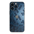 iPhone 13 Pro MAX SIGNATURE Blue Hexagon Skin Online now