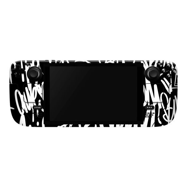 Steam Deck Oled SIGNATURE Monochrome Graffiti Skin on Sale