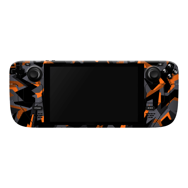 Steam Deck Oled SIGNATURE Sharp-Edged Orange CAMO Skin Online Sale