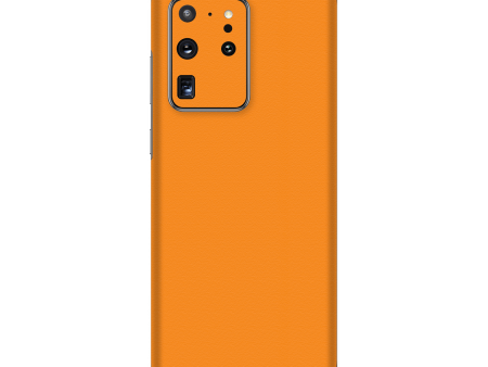 Samsung Galaxy S20 ULTRA LUXURIA Sunrise Orange Matt Textured Skin Online now