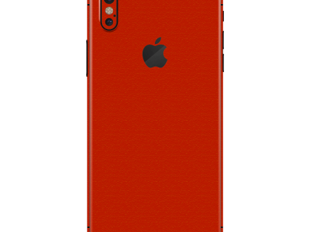 iPhone XS MAX LUXURIA Red Cherry Juice Matt Textured Skin Cheap