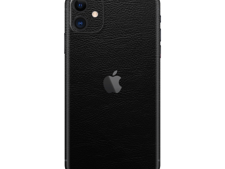 iPhone 11 LUXURIA RIDERS Black LEATHER Textured Skin Online Hot Sale