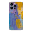 iPhone 13 Pro MAX SIGNATURE Purple and Yellow on Canvas Skin Fashion