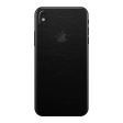 iPhone XS MAX LUXURIA RIDERS Black LEATHER Textured Skin For Sale