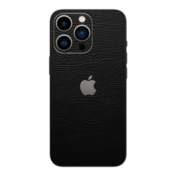 iPhone 13 Pro MAX LUXURIA RIDERS Black LEATHER Textured Skin Discount