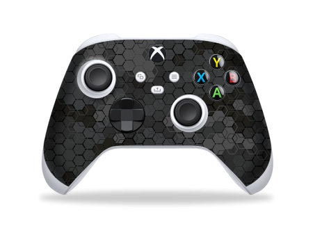 XBOX Series X CONTROLLER Skin - SIGNATURE Abstract SLATE Hexagon Online