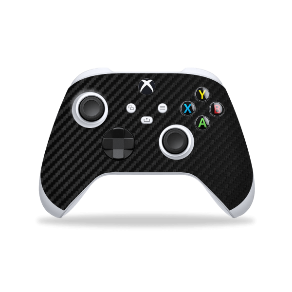 XBOX Series X CONTROLLER Skin - 3D Textured CARBON Fibre - BLACK For Cheap