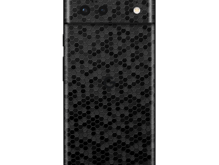 Google Pixel 6 LUXURIA BLACK HONEYCOMB 3D TEXTURED Skin For Discount