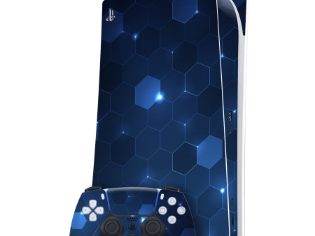 PlayStation 5 (PS5) DIGITAL EDITION SIGNATURE HEXAGONIANS Skin on Sale