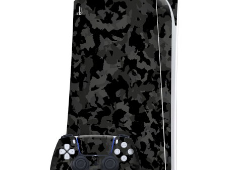 PlayStation 5 (PS5) DIGITAL EDITION SIGNATURE Camouflage DARK SLATE Skin Online Hot Sale