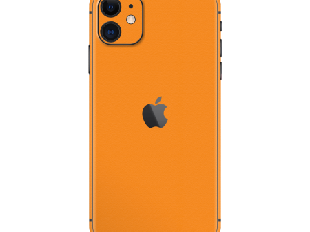 iPhone 11 LUXURIA Sunrise Orange Matt Textured Skin Online Sale