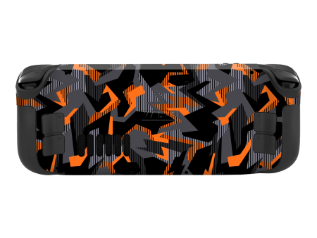 Steam Deck Oled SIGNATURE Sharp-Edged Orange CAMO Skin Online Sale