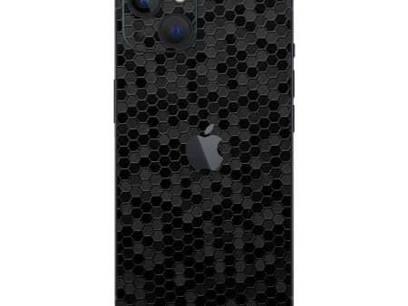 iPhone 15 Plus LUXURIA BLACK HONEYCOMB 3D TEXTURED Skin Supply