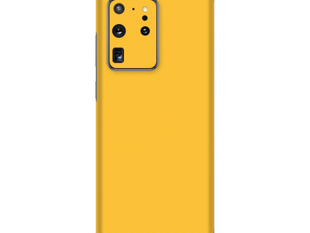 Samsung Galaxy S20 ULTRA LUXURIA Tuscany Yellow Textured Skin Supply