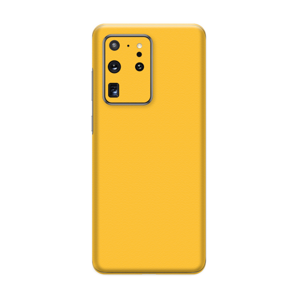 Samsung Galaxy S20 ULTRA LUXURIA Tuscany Yellow Textured Skin Supply