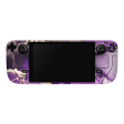 Steam Deck Oled SIGNATURE AGATE GEODE Purple-Gold Skin Fashion