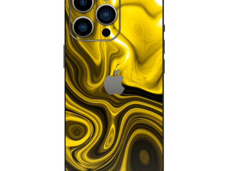 iPhone 13 Pro MAX SIGNATURE Yellow and Black Mixture Skin Fashion