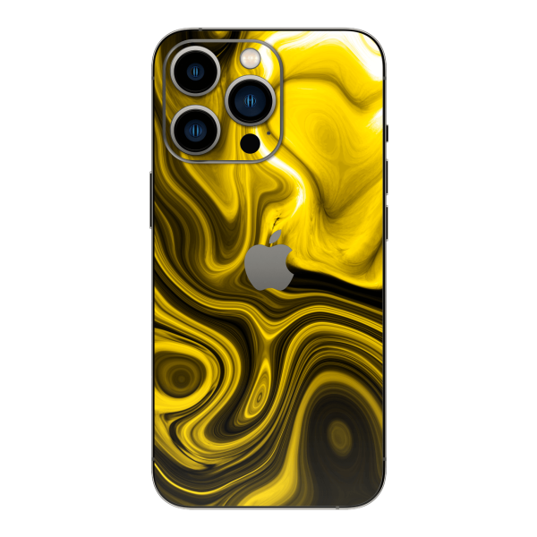 iPhone 13 Pro MAX SIGNATURE Yellow and Black Mixture Skin Fashion