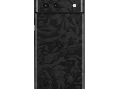 Google Pixel 6 LUXURIA BLACK CAMO 3D TEXTURED Skin Online Hot Sale