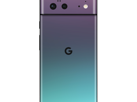 Google Pixel 6 CHAMELEON TURQUOISE LAVENDER Matt Metallic Skin Supply