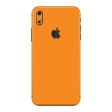 iPhone XS MAX LUXURIA Sunrise Orange Matt Textured Skin For Sale