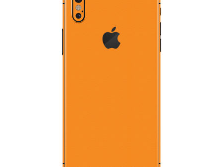 iPhone XS MAX LUXURIA Sunrise Orange Matt Textured Skin For Sale