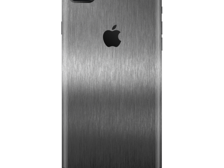 iPhone 8 PLUS BRUSHED TITANIUM Metallic Skin Cheap