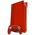 PlayStation 5 (PS5) DIGITAL EDITION LUXURIA Red Cherry Juice Matt Textured Skin Online Hot Sale